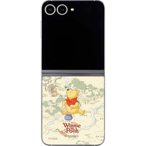 Disney Winnie the Pooh Hundred Acre Wood Galaxy Z Flip6 Skin